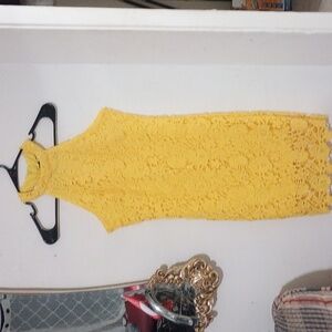 Yellow Lace dress